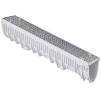 Caniveau en polyester renforcé fibres de verre avec feuillure intégrée | Mearin Plus/Expert