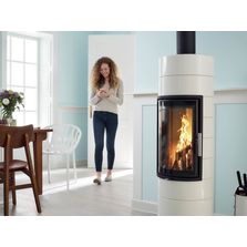 Poêle à bois avec porte vitrée | Peppa Leda