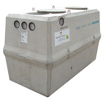 Fosse toutes eaux avec préfiltre et sorties pour épandage | Gamma Compact