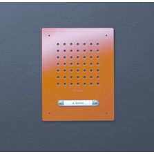 Platines de rue audio ou vidéo en acier, aluminium ou laiton | Siedle-Classic