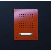 Platines de rue audio ou vidéo en acier, aluminium ou laiton | Siedle-Classic