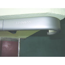 Main courante incrustée de motif en braille | Hexa-Spac