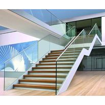 Garde-corps en verre avec main-courante | Balardo