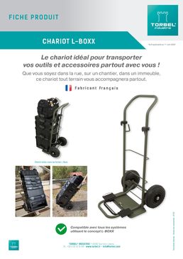 Chariot de transport d'outils et d'accessoires | CHARIOT L-BOXX  