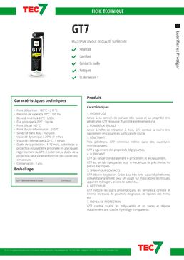 Multispray lubrifiant unique de qualité supérieure | GT7 