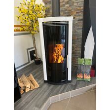 Poêle à bois avec technologie Wood 8 kW | ELEGANCE 