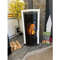 Poêle à bois avec technologie Wood 8 kW | ELEGANCE 