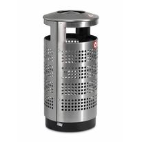 Corbeille cylindrique perforée pour tri sélectif de déchet | AUSTRALIA