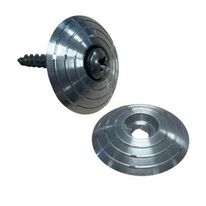 Pastilles podotactiles aluminium brut rainure à visser - Kit de 200 | WATTELEZ 