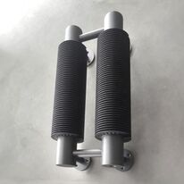 Radiateur design mural à ailettes | VD 4610 en acier double tube