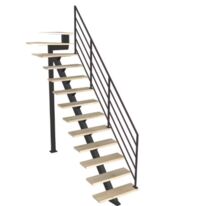 Escalier Elliot quart tournant haut rampe Fera | LAPEYRE SERVICES