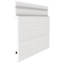 Bardage PVC | DURASID ORIGINAL Clin vertical 167 mm gros veinage RAL 9010 Blanc en PVC cellulaire - 52416790-5.00