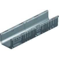 Caniveau en PE-PP de 20 cm de largeur intérieure avec cornières renforcées | Recyfix Plus X 200