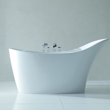 Baignoire à dossier incliné en pierre volcanique | Amalfi