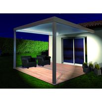 Pergola Mitjavila avec toiture à lames orientables en aluminium | Pergola Horizon