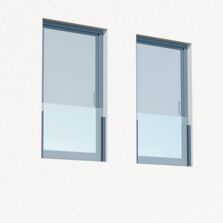 Garde-corps fenêtre en verre | BALMERO