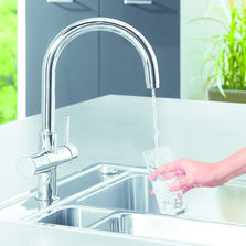 Robinetterie pour évier à filtre et refroidisseur | Grohe Blue