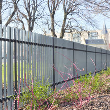 Clôture en acier à barreaudage plat | Grille 5010