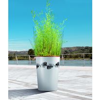 Jardinière en acier avec bac en Pehd | Marguerite