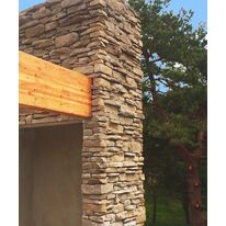 Pierre de parement reconstituée pour habillage de façades | Pierre sèche