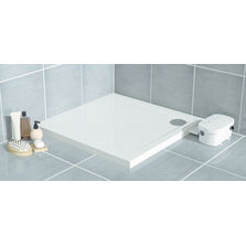 Receveur plat à pompe de relevage intégrée | Traymatic