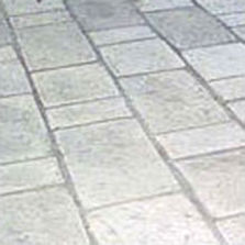 Ensemble de dalles en pierre reconstituée