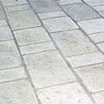 Ensemble de dalles en pierre reconstituée