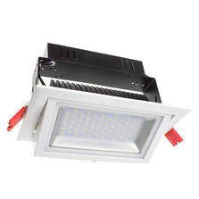 Projecteur orientable pour éclairage intérieur de 20 à 60 W de puissance | Projecteur LED rectangulaire orientable 38W IP20 3000K