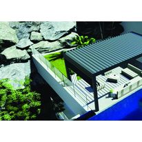 Pergola bioclimatique sur mesure à lames orientables dans les deux sens | Pure Line