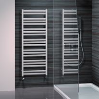 Sèche-serviettes avec tubes horizontaux elliptiques | Novella Bains