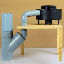 Evacuation pour baignoire adaptable à une douche de plain-pied PMR | Kit de réversibilité baignoire/douche 