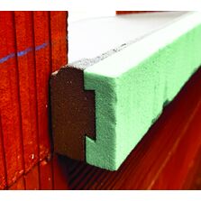 Appui seuil thermique allégé en pierre reconstituée avec mousse isolante PET |  Optithermic                      