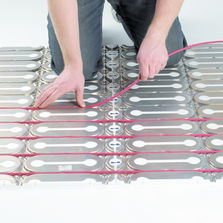 Solution sèche de chauffage par le sol pour revêtements bois | Devicell Dry