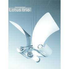 Applique à réflecteur blanc satiné élancé | Lotus