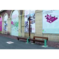 Banc public connecté et autonome | e-Banc Armor