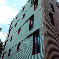 Mur à ossature bois avec isolation thermique intégrée | Mur manteau bois