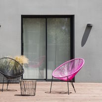 Baie coulissante en composite fibre de verre / PVC | TWINEA