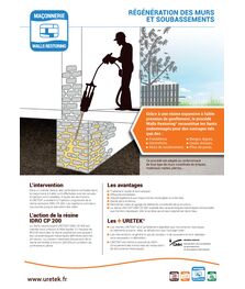 Solution de régénération de maçonneries