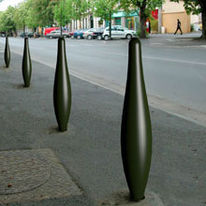 Bornes de parking style art déco | Bornes fixes Bow