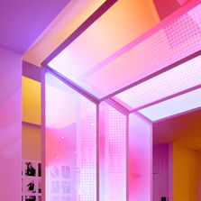 Panneau de verre à éclairage dynamique par la tranche | Ledinglass