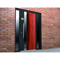 Porte d'entrée haute performance thermique en verre et aluminium | Porte Exclusiv