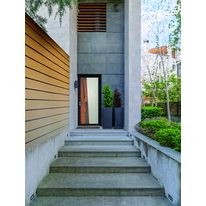 Panneau décoratif en verre Volma pour porte d’entrée | GraphiDéco