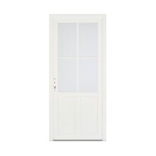 Porte d'entrée PVC Blanc 215 x 90 cm | OLONNE 2