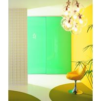 Porte de placard coulissante en verre miroir ou laqué | Cézame