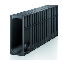 Caniveaux monoblocs en PP à grilles design et charge jusqu'à 400 kN | RECYFIX MONOTEC