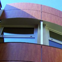 Panneau stratifié HPL compact postformé pour extérieur | MEG Coeso