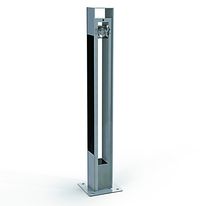 Borne d'éclairage extérieur autonome à led | Borne Onyx Compact