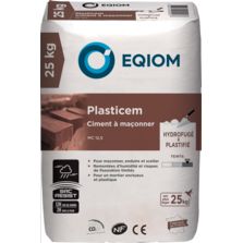 Ciment à maçonner hydrofugé MC 12,5 | EQIOM PLASTICEM