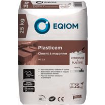Ciment à maçonner hydrofugé MC 12,5 | EQIOM PLASTICEM