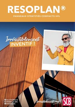 Bardage panneau stratifié compact HPL en bardage extérieur | RESOPLAN
